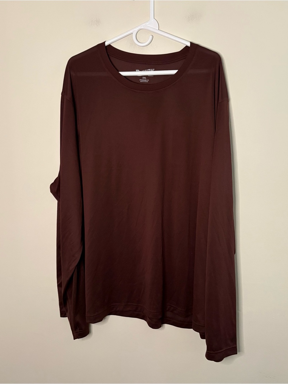 Duluth 3XL Men’s Long Sleeve Shirt Burgundy Lightweight Gorpcore Layer